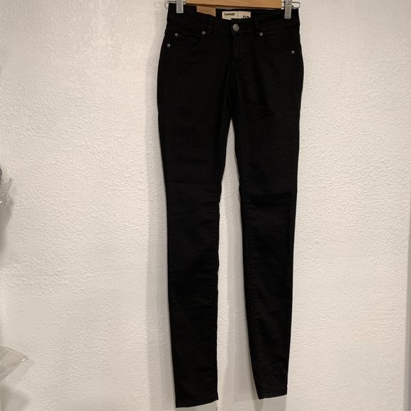 NWT Garage Black Jegging Jeans Ultra Stretch 5 Pockets W25xL32 Womens Sz 00 Long - Picture 6 of 10